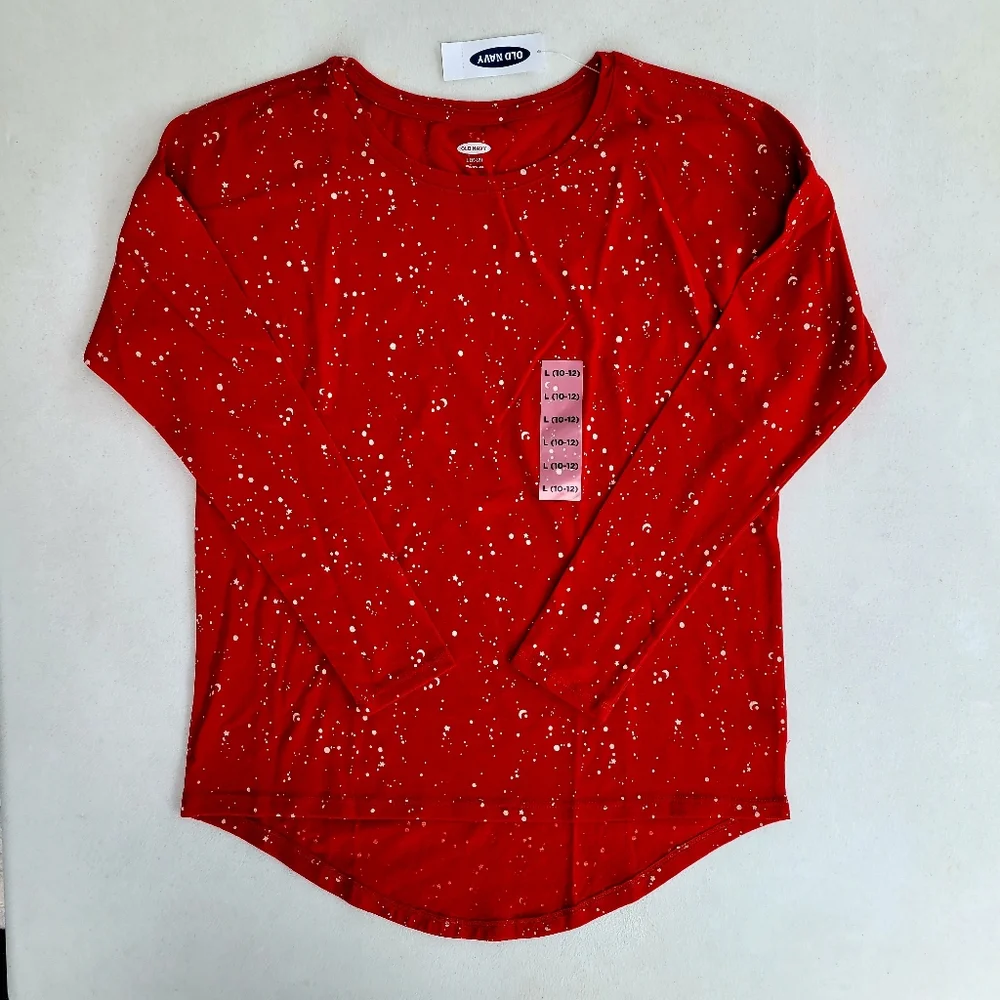 NWT Bundle of 3 Old Navy Girls Long Sleeve Shirts